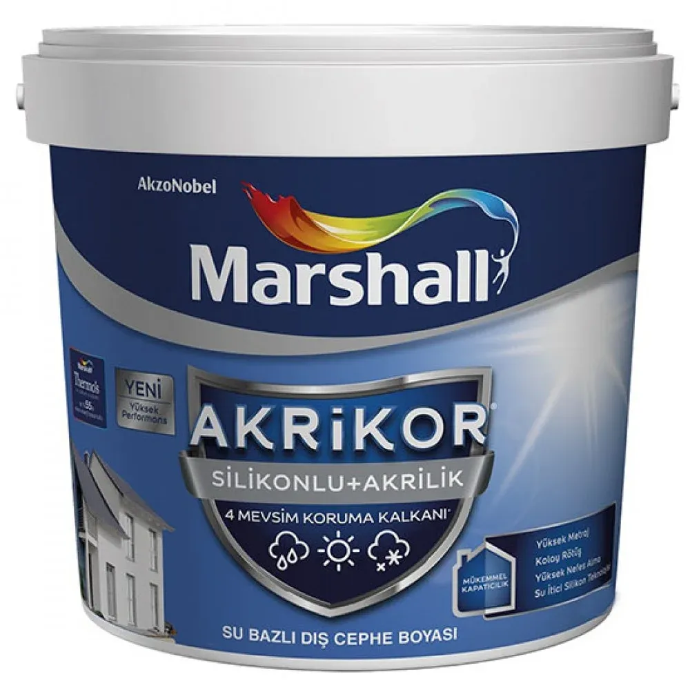 Marshall Akrikor Silikonlu Akrilik BW 15 L.