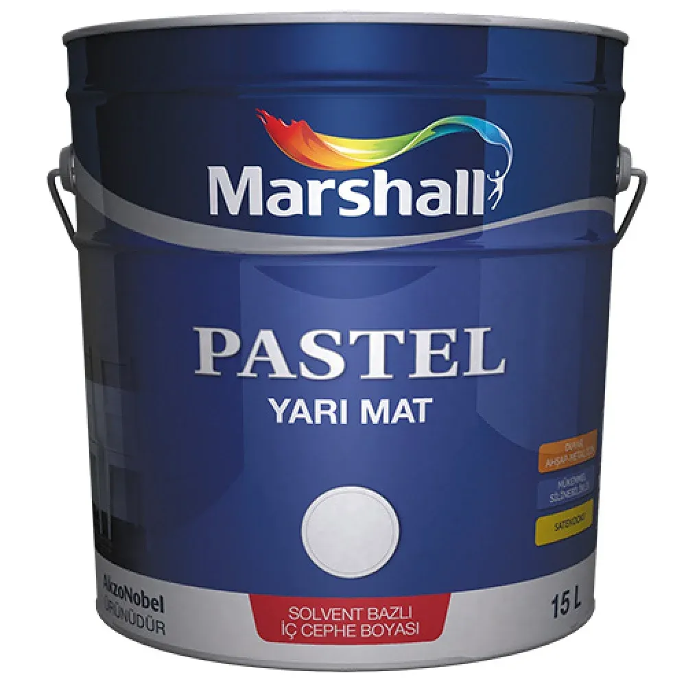 Marshall Pastel BM Yarı Mat Beyaz 15 LT