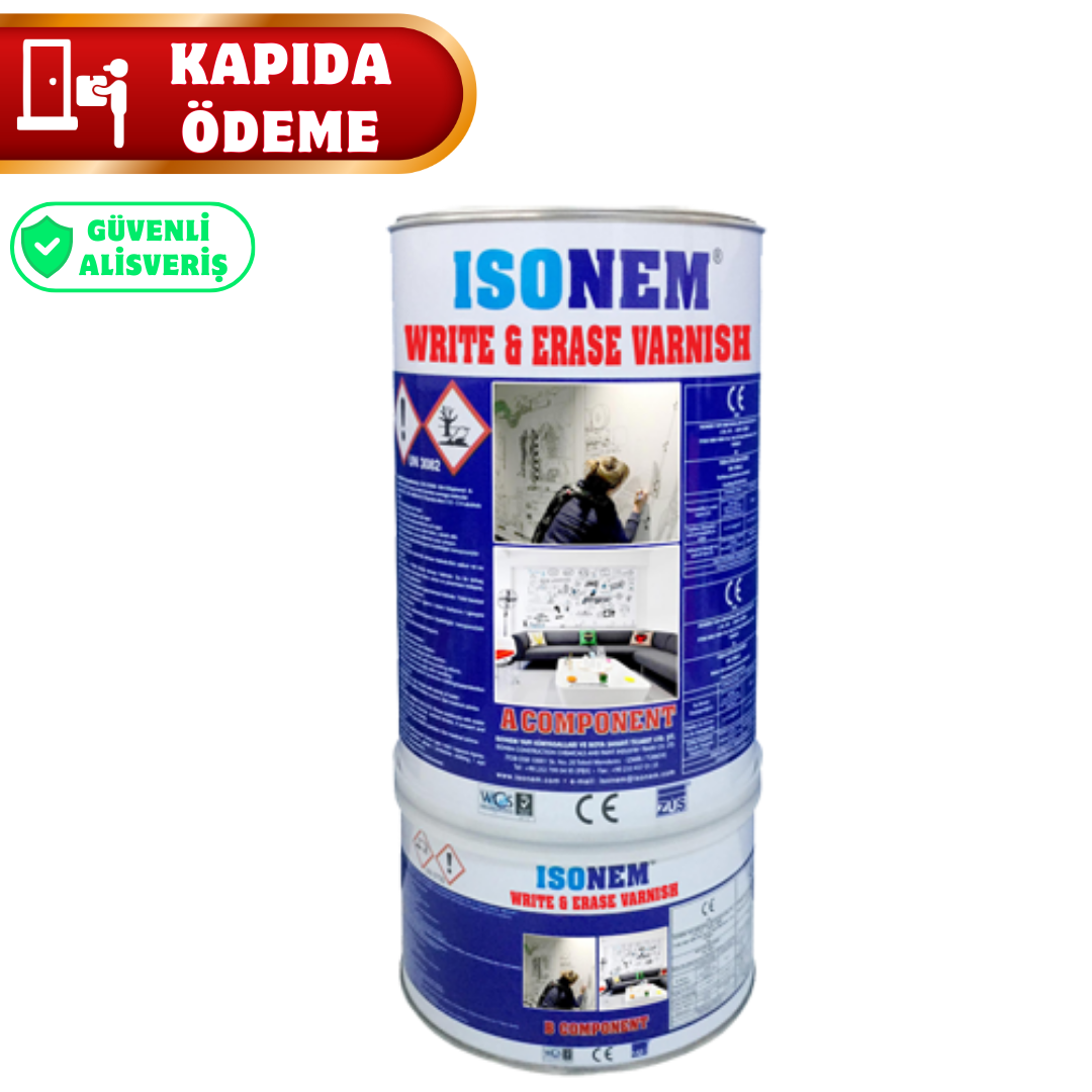 İSONEM WHITE & ERASE YAZ SİL VERNİK 1 KG + 0,5 KG