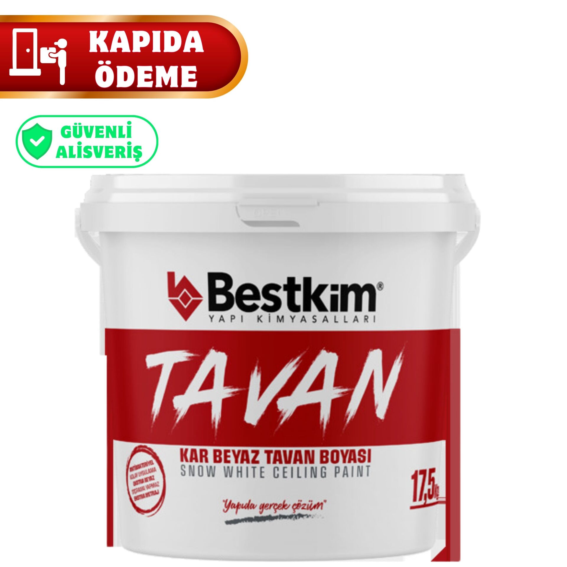 BESTKİM TAVAN BOYASI (KAR BEYAZ)