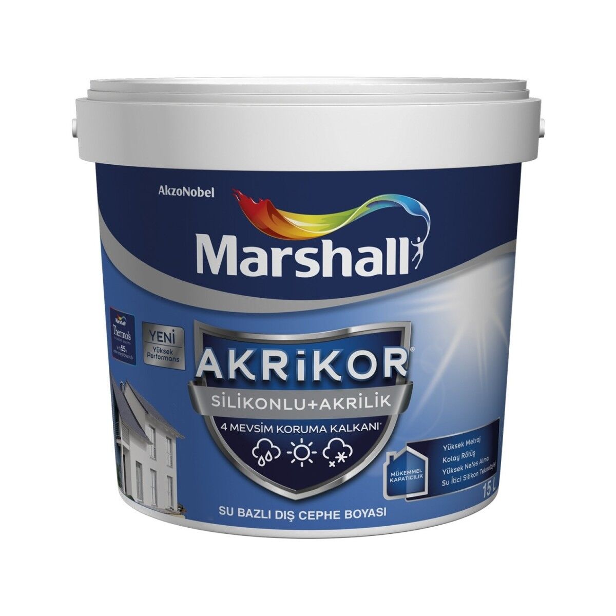 Marshall Akrikor Silikonlu+Akrilik 15 Lt