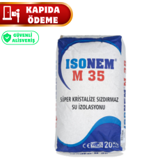 İSONEM M 35 SÜPER KRİSTALİZE SU YALITIM  20 KG