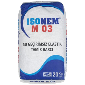 İsonem M 03 Su Geçirmez Elastik Tamir Harcı 20 Kg