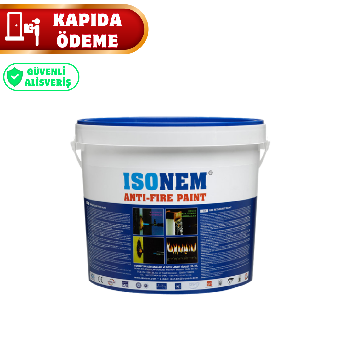 İSONEM ANTIFIRE PAINT YANGIN GECİKTİRİCİ BOYA 5 KG