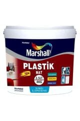 Plastik Mat Antrasit Gri Su Bazlı İç Cephe Boyası 2,5 LT