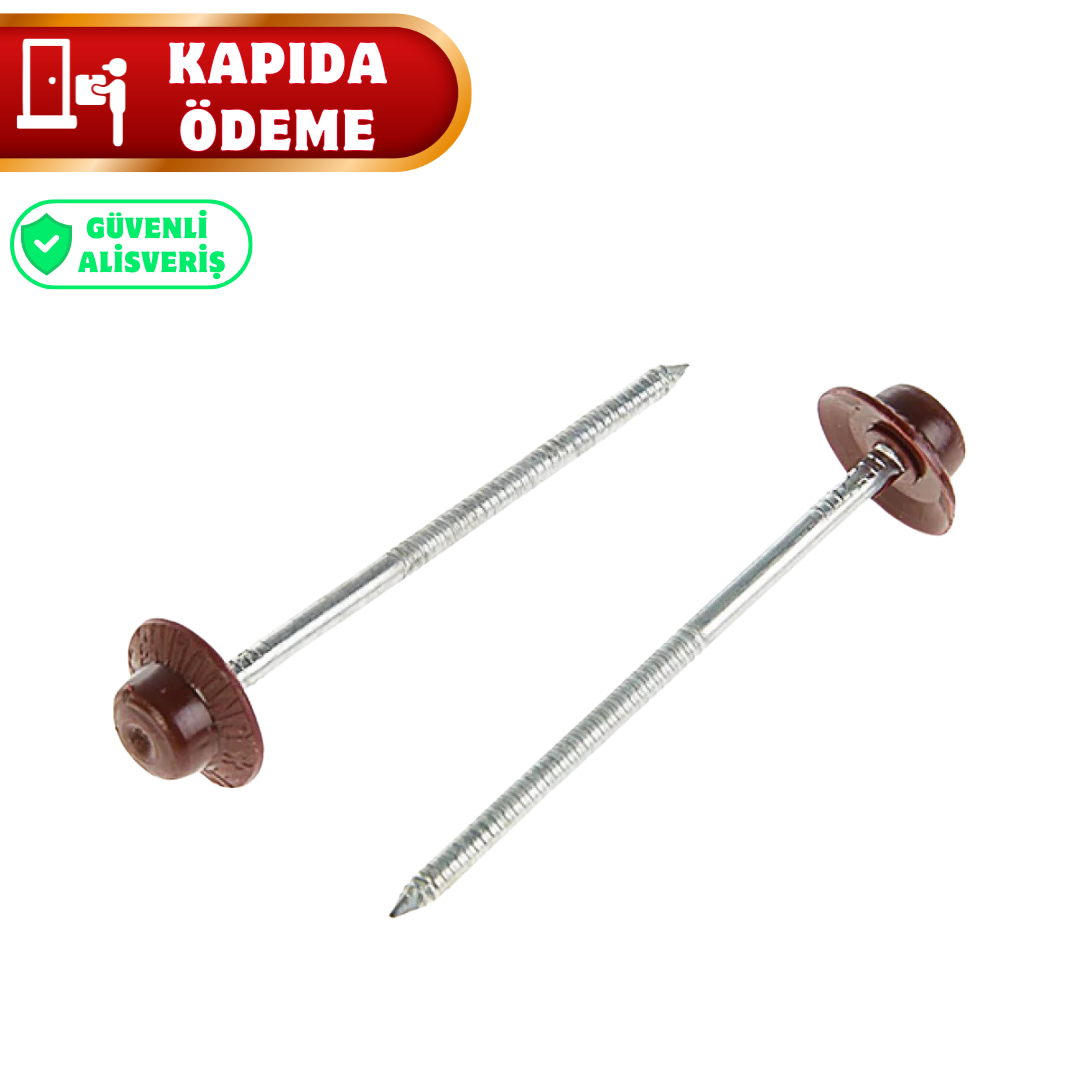 Ondulin Çivisi 10 Cm - Çatı Çivisi (400 Adet)